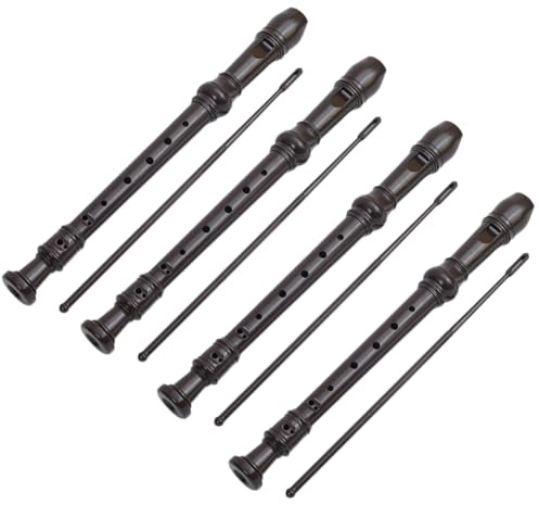 Muuoeou kaffefärgad ABS-blockflöjt diskant 8-håls musikinstrument flöjt barn vuxna nybörjare nybörjare flöjt instrument