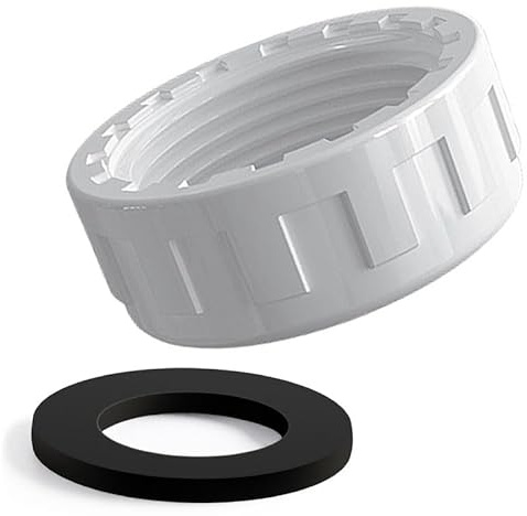 Kitchen Sink Waste Pipe Blanking Cap for Washing Machine Plumbing Fittings Cap Female Thread Appliance Trap Blanking Cap & Washer Stop Ends for Sealing Joints & Pipes End White 40mm