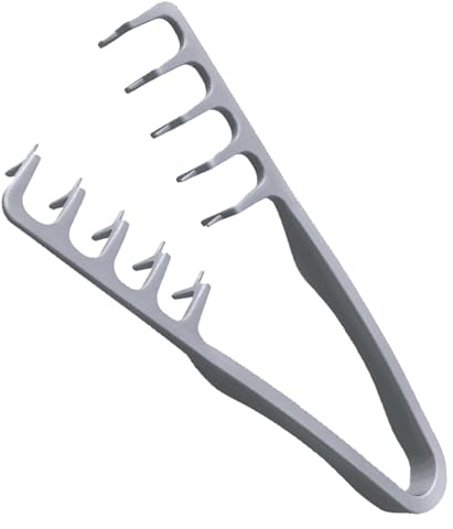 Peigne Texturé, Peigne Volumateur Dents Larges pour Femmes Hommes, Peignes Ergonomiques Franges pour Cheveux Bouclés Lisses, Peignes Multi Usages Franges Texturées Dents Larges, pour Tou Types Cheveux