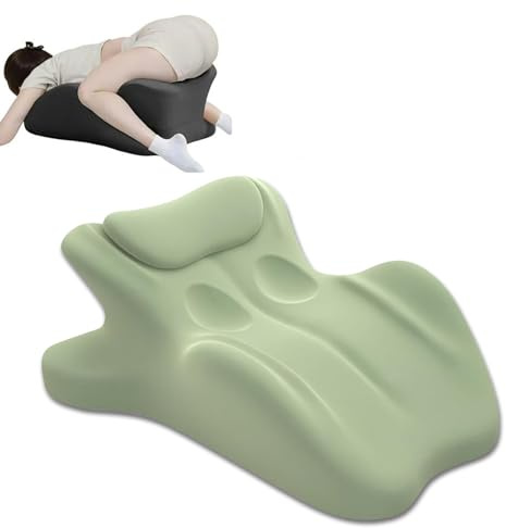 Coussin de couple New Experience à 27 positions pour un confort optimal : siège ergonomique pour une posture parfaite, coussin en mousse à mémoire de forme pour un soutien (Size:39*59*46CM,Color:Vert)