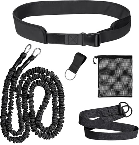 Corde De Natation, Résistance Axée sur Les Compétences, 1 Ensemble, Ceinture D'entraînement À La, Harnais De Stationnaire, Conception Réglable, pour Adultes Hommes Femmes Déb