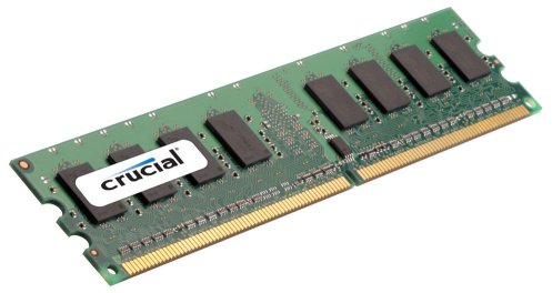 Crucial CT12864AA1067 - Memoria RAM de 1 GB DDR2 (1066 MHz, PC2-8500, Clase 7, UDIMM 240pin)