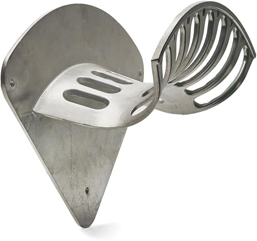 Hose Holder - Heavy Duty Aluminum Water Hose Hanger Wall Mount - Garden Hose Reel for 200ft 1/2 Hoses - Water Hose Holder - Hose Rack for Outside by Kings County Tools