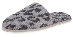 Barefoot Dreams CozyChic Barefoot in The Wild Slipper, Graphite/Carbon, SM