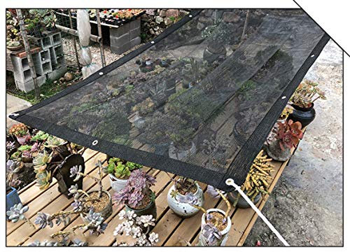 Rundes Draht Schattennetz,Sonnenschutznetz,Anti-Aging-Sonnensegel,UV-beständig Schatten Tuch,Rechteckiges HDPE Gewebe,Mit Ösen,für Sukkulenten Garten Terrasse Balkon Dachpo (1x4m/3.3x13.1ft)