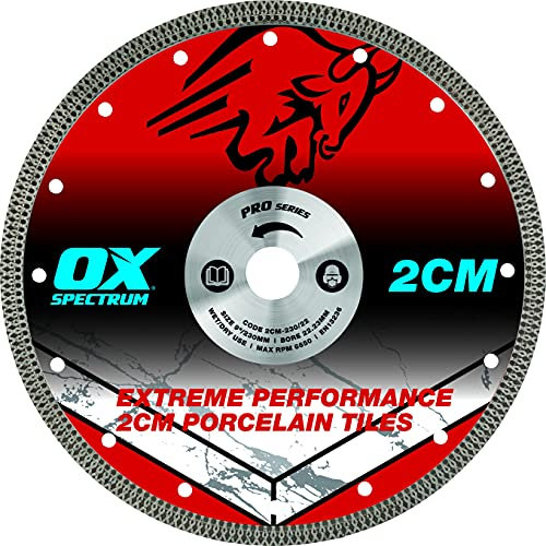 OX Pro 2CM Porcelain Cutting Blade - 250/25.4mm