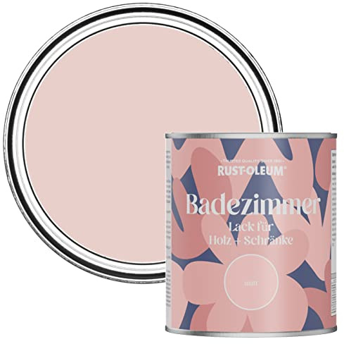 Rust-Oleum Pink Moisture Resistant Bathroom Wood and Cabinet Paint in Matt Finish - PNK CHAMPAGNE 750ML