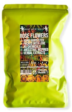 Rose Bud Tea - Handpicked Dried Rose Petals - Gourmet Loose Leaf Herbal Tea 40g