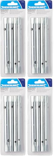 Silverline Monobloc Back Nut Tap Spanner 5pce 8/9, 9/11, 10/11 & 12/13mm (395020) Multi (Pack of 4)