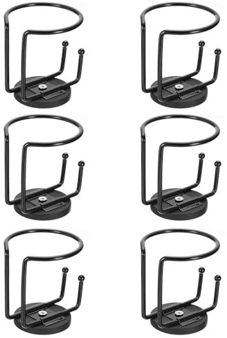 QUARKZMAN 6pz Magnetica Portabicchiere Portatile Magnete Bicchiere Supporti per Bevande per Tapis Roulant Tagliaerba Camion Automobile RV Auto Frigo Verticale Superficie Montaggio