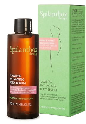 Spilanthox therapy - Flawless Anti-Aging Body Serum - Niacinamide & Hyaluron réduisent les irrégularités & hydratent la peau - Soin corporel avec spilanthol - cosmétique naturel végétalien - 100ml