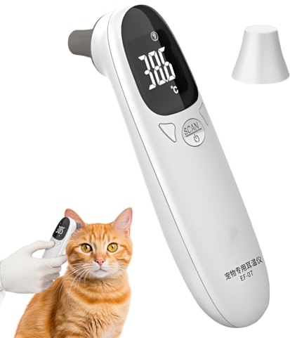 Hausthermometer | Veterinär wasserdichtes Thermometer | Fiebererkennung für Hunde, Katzen, | Technische Vorräte für Züchter, Kliniken und häusliche Pflege