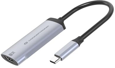 Conceptronic ABBY23G - Adaptador USB-C a HDMI 2.1, 8K60 Hz
