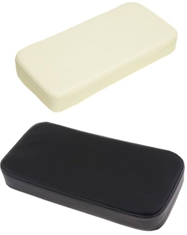 mophrati Cuscino quadrato per lettino da massaggio da salone, rimovibile e lavabile, 2 pacchi/lotto, realizzato in pelle e poliestere, morbido e delicato sulla pelle