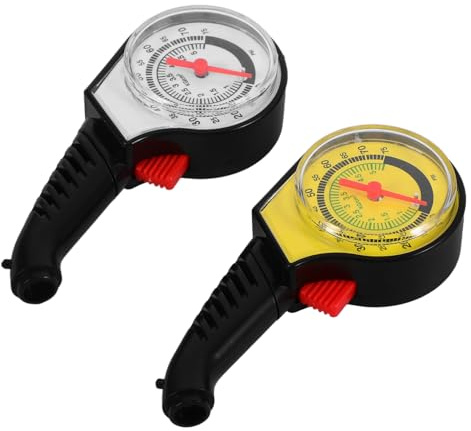 ULTECHNOVO 4Pcs High Precision Portable Car Tire Pressure Gauge Air Pressure Checker Tool Compatible with Vehicle Models for Enhanced Safety and Accurate Monitoring