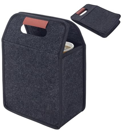 Flaschentasche - Faltbarer Tragbarer Flaschenträger Filz Mit Trennwänden | Flaschenkorb | Getränketasche | Tragbarer Kaffeeträger | Wiederverwendbare Flaschen Tasche Für Wasserflaschen Wein Bier
