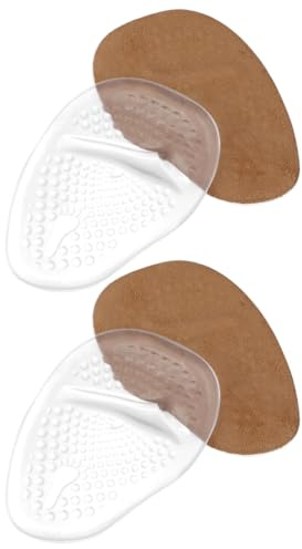 UTHCLO 2 Paar Vorfußpolster aus PU Rutschfest Halbe Schuhsohle für High Heels Bequem bei Langem Stehen in Flats und Stiefeln