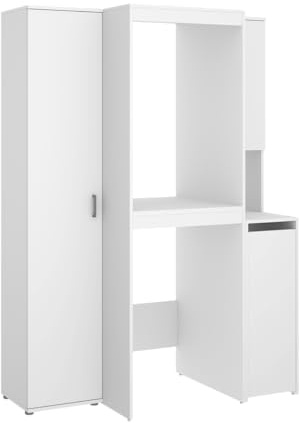 DEKIT - Conjunto DE Mueble Alto para Lavadora Y Secadora con Doble ALMACENAJE 190x134x62cm
