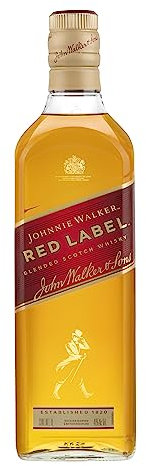 Johnnie Walker Red Label | Blended Scotch Whisky | 40% vol | 1L | Enjoy Neat or in Drinks | Iconic Scottish Whisky Blended from up to 35 Whiskies | Notes of Smoke | Cinnamon & Honey
