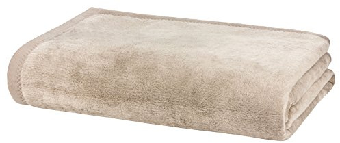 Moon Coperta Lana Matrimoniali XXL 220 X 240 Colore Beige Scuro