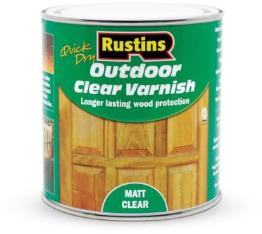 Rustins Snabbtorkande utomhus klar lack 1 l matt