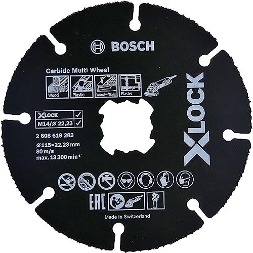 10er Pack X-LOCK Carbide Multi Wheel-Set Ø 115 mm
