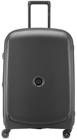 DELSEY PARIS - Belmont Plus - Ausziehbarer großer starrer Koffer - 70x47x33 cm - 87 Liter - M - Schwarz