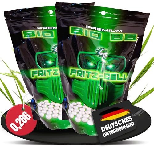 2 x 3571 Airsoft Kugeln BBS Bio 6mm 0,28g 3571 Stück Beutel Premium biologisch abbaubar