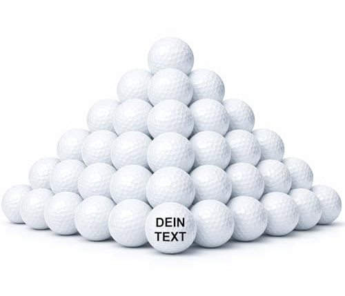 Golfball mit Gravur Wunschtext für Golfspieler/in Lasergravur Dein Text personalisiert Golfsport Dein Text Personalisieren Staffelpreise für 3, 6, 10 oder 50 Wilson Ultra Golfbälle