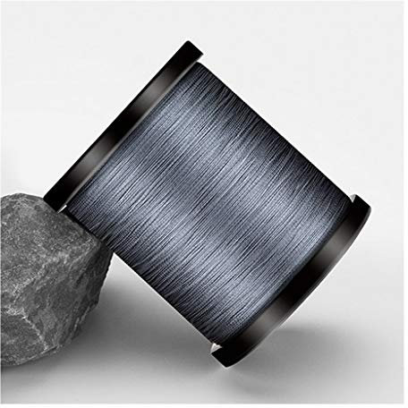 ​Angelschnur 500 Yards Geflochtene Angelschnur Superline Abriebfeste Geflochtene Schnüre Super Strong High Performance PE Angelschnüre Grau Geflochtene Angelschnur Fischdraht ( Size : 7# )