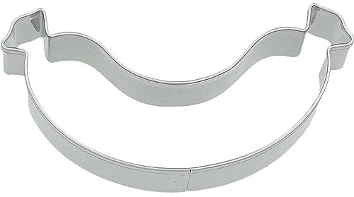 Birkmann, Ausstechform Bratwurst, Ausstechform zum Ausstechen und Dekorieren von Plätzchen, Marzipan, Fondant, Edelstahl, spülmaschinengeeignet, Größe:7 cm