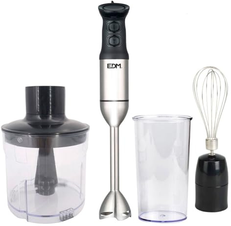 BATIDORA DE MANO 1200W CON ACCESORIOS Ø5,8x41,5cm EDM