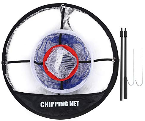 Tiiyee Golf Chipping Net, Redes de Práctica Portátil Red Jaula para Entrenamiento Golfs Drive Poniendo Lona Prácticas Puertas al Aire Libre Putter Interior Accesorios Plegables Interiores