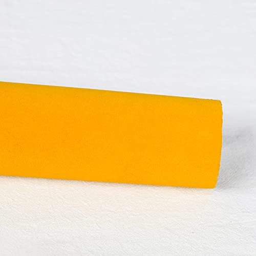 HARICSET 150 cm Breit Bastelfilz Selbstklebend Kinder Vliesstoff Stoff Filzplatten zum Filzuntersetzer Basteln Nähen DIY Patchwork Verkauft von 1m(Size:1.5 * 2m,Color:Golden)