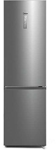 Midea MDRB521MGB02 Kühl-/Gefrierkombination/NoFrost/Inverter Kompressor/Metal Cooling/Niedrigtemperaturzone/180° Verstellbare Gefrierfach-Schublade/201 cm hoch/256 L Kühlteil/122 L Gefrierteil