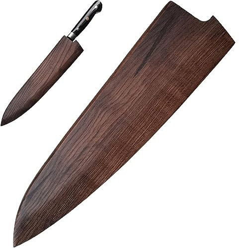 Kochmesser Kantewache, Holzmesserhülle, Messerabdeckung, Messerscheide, Messerblattschutz, Einzelmesserhalter Messer Hüllen Halter