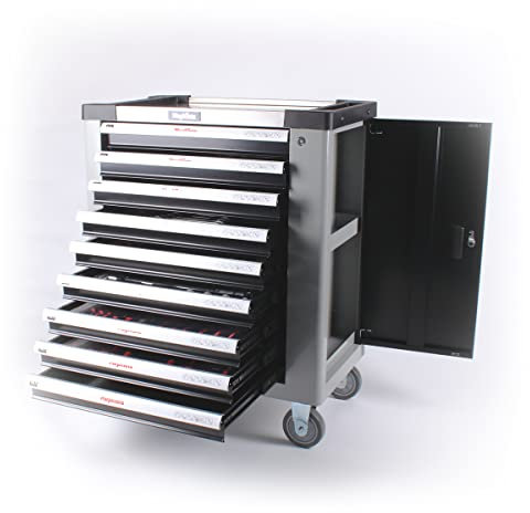 Mephisto XXL Premium Werkzeugwagen Werkstattwagen mit 9 Schubladen ohne Werkzeug Inhalt