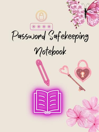 Password Safekeeping Notebook