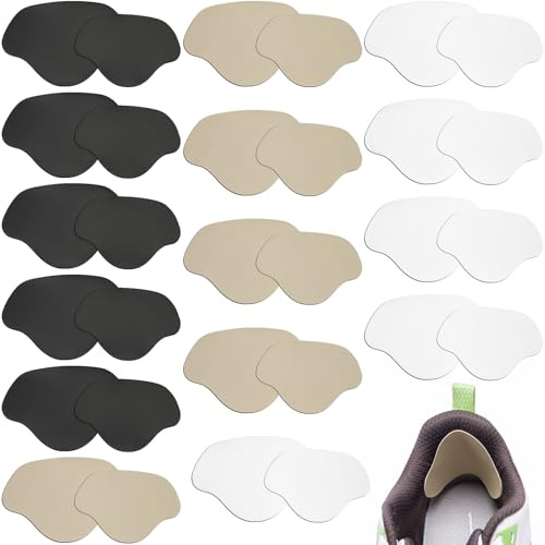 Réparation des Talons de Chaussures 15 Paires Auto-Adhésif Patchs pour Trous de Chaussures, Réparation de Trous de Chaussures pour Chaussures de Sport, Chaussures en Cuir, Chaussures à Talons Hauts
