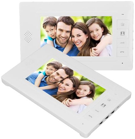 Video Doorbell Intercom Kit, Video Doorbell Camera with NightVision 7 Inch TFT Screen, Home Video Intercom Entry System Phone Kits for Apartments Villas Hotels Offices