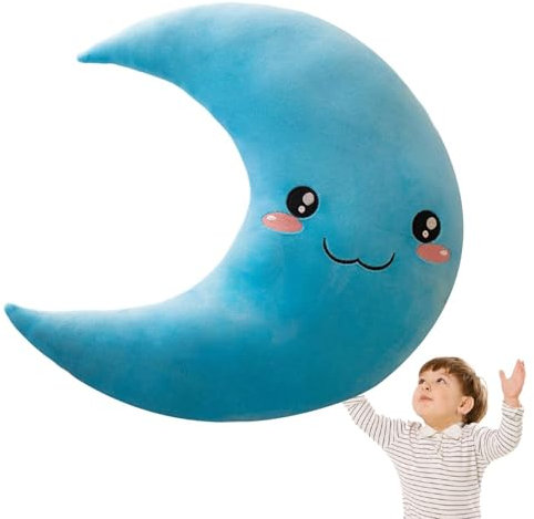 Cojín Suave y Decorativo en Forma De Luna - Almohada Infantil para Sofá y Cama, Decoración De Habitación, Regalo para Niños