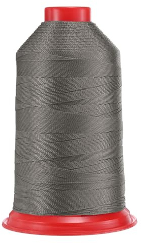 QUARKZMAN 962 Iarde Filo da Cucire in Nylon Legato Dimensione 630D/3 Filo da Cucire Pesante in Nylon per Tappezzeria per Esterno per Pelle Jeans E Tessitura Marrone