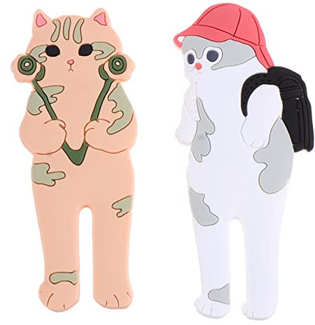 KICHOUSE Multifunktionale Mini-magnethaken Selbstklebende Kühlschrankhaken Cartoon-tiere Für Küche Büro Wohnheim