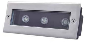 Luz LED Empotrada En El Suelo Foco Empotrable Rectangular for Exterior De 3W,Iluminación De Paisaje Resistente Al Agua IP67, Ideal for Jardín, Patio, Pasarela De Piscina, Escaleras(Yellow,24V)