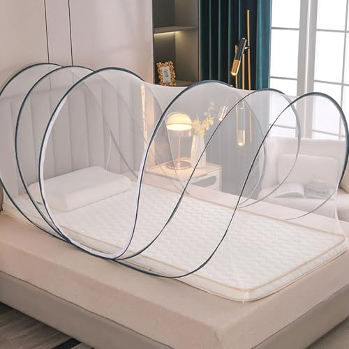Moskitonetz Pop Up, 190 x 90 x 90cm Faltbares Moskitonetz Bett, Mosquito Netz Bett, Mückenschutz Feldbett Outdoor, Mückenschutz Netz Zelt Für Outdoor Camping Reise Schlafsaal Schulbeginn Home (Grün)