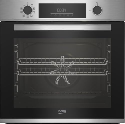 Beko BBIE12301XMP - Forno elettrico, grill, 72 litri, pirolitico, Classe energetica A (Ricondizionato)