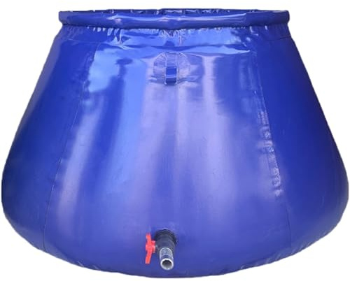 ANGDI Serbatoi Pieghevoli per Acqua di Emergenza, Contenitore per Acqua agricola con Scarico, Sacca per Acqua piovana, Serbatoio per Acqua piovana per irrigazione agricola(3000L/792Gal)