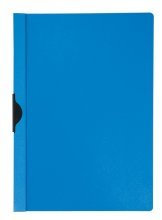25 X Q-CONNECT Klemm-Mappe PP A4 m.Metallclip blau KF00462