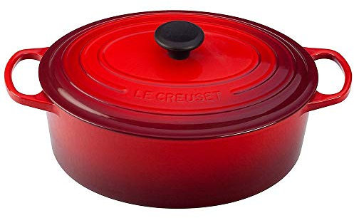 Le Creuset - Cocotte ovalada de hierro fundido esmaltado, de 6,4 litros