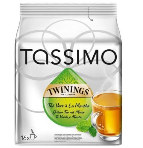Bosch Tassimo 'Twinings Mint Green Tea' 16 T Disc Coffee Machine Capsules